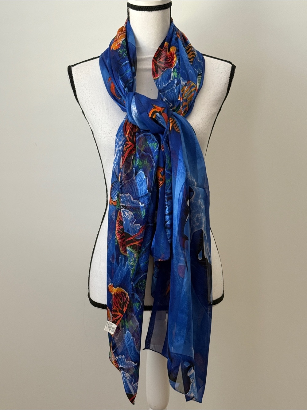 Blue Ocean Mammals Lightweight Women’s Scarf